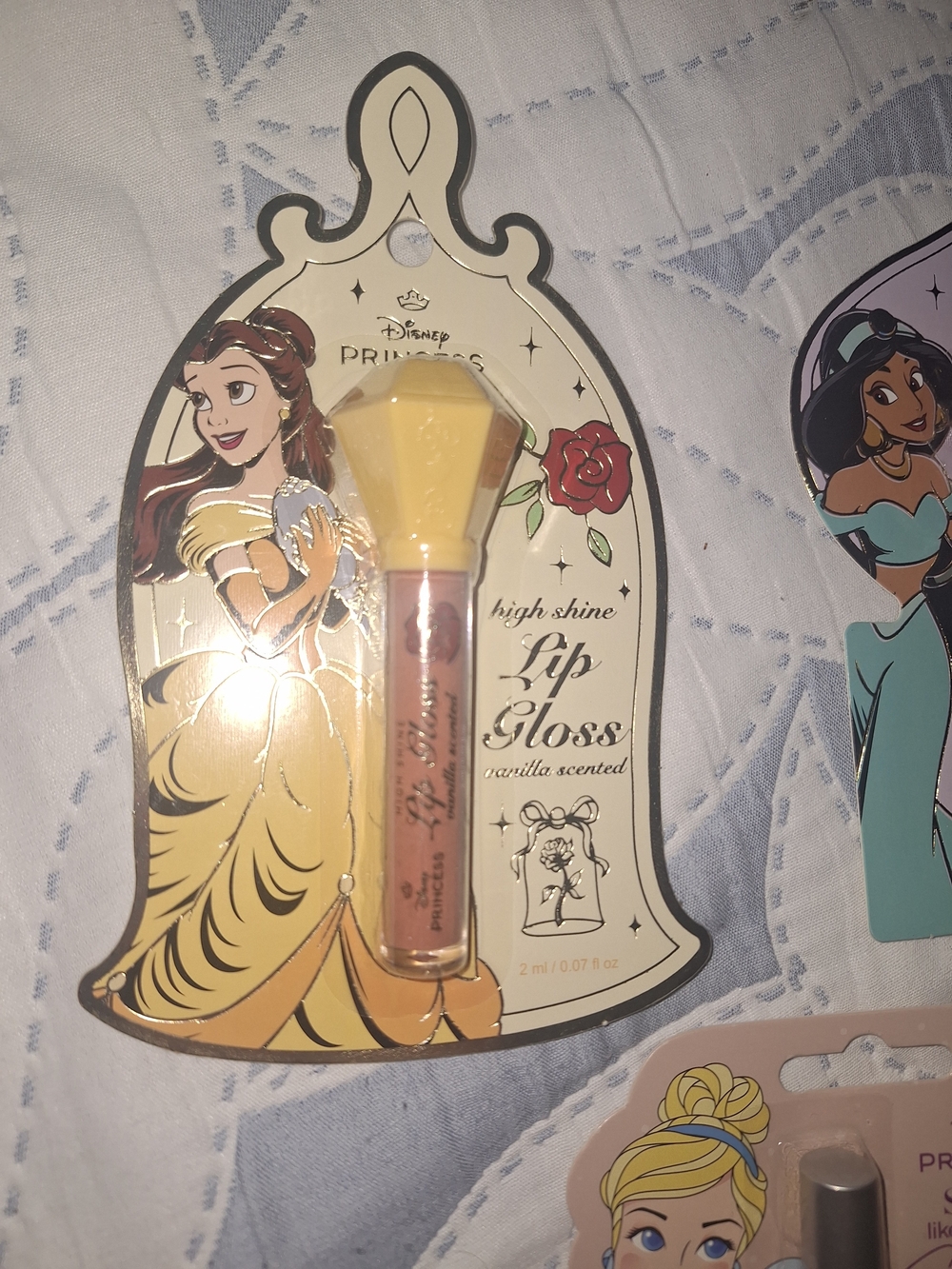 Disney Princess Shimmer Lip Gloss Trio - Yellow, Purple & Pink Packaging - Picture 2 of 4